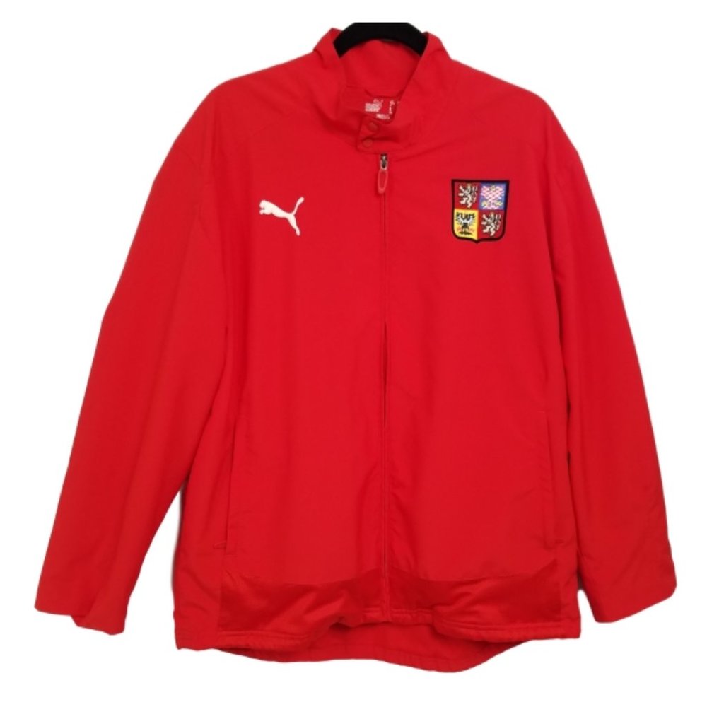 ⚽️ PUMA XL Czech Soccer Warm-Up Jacket Windbreaker
